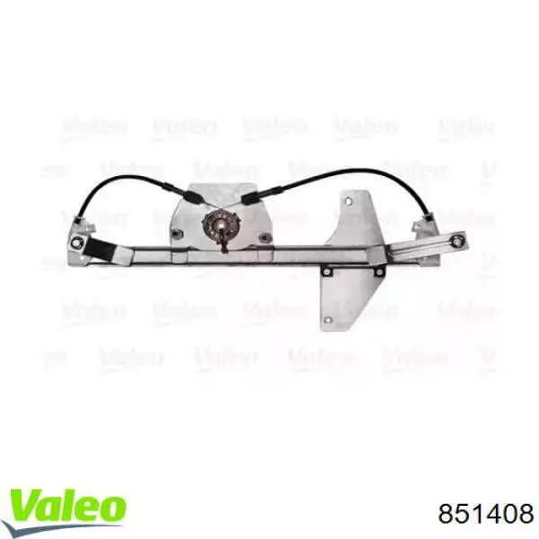 9806088680 Peugeot/Citroen mecanismo de acionamento de vidro da porta traseira esquerda