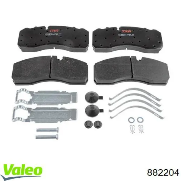 Тормозные колодки VALEO 882204