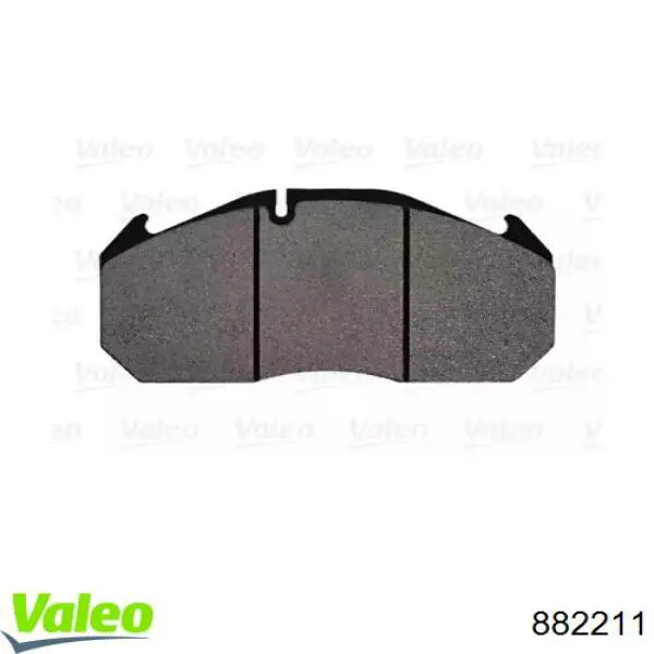 882211 VALEO Колодки передние