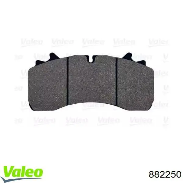 Купить 882250 VALEO Колодки тормозные задние, дисковые
