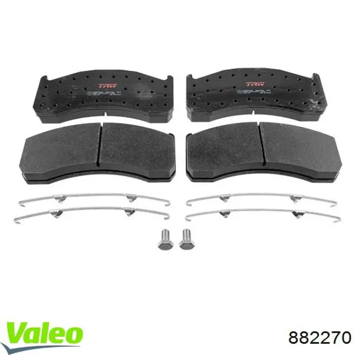 882270 VALEO Колодки передние