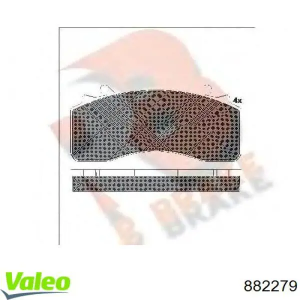 Колодки VALEO 882279 цена, от 113.28 USD