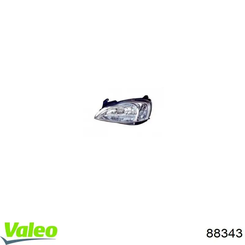Правая фара 88343 VALEO