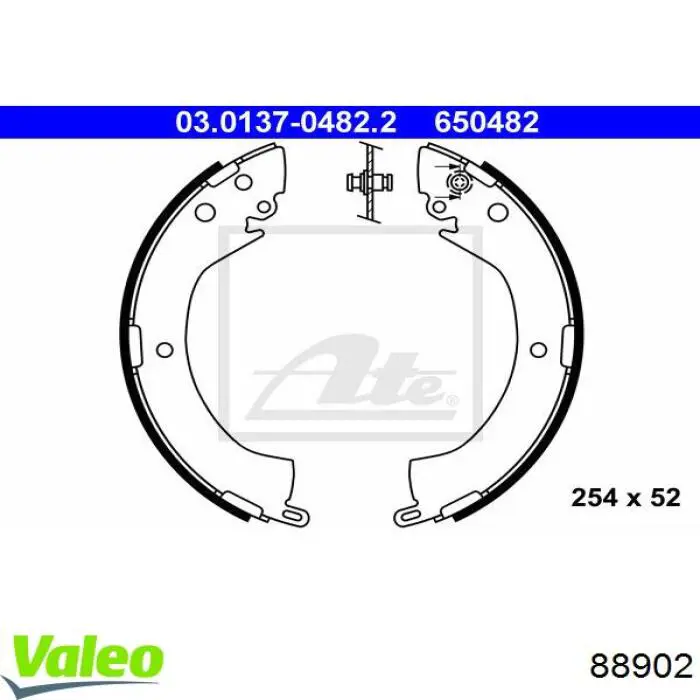 Фара правая 88902 VALEO