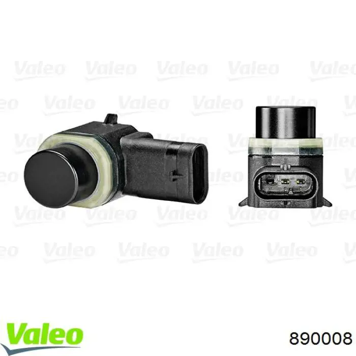 890008 VALEO sensor dianteiro lateral de sinalização de estacionamento (sensor de estacionamento)