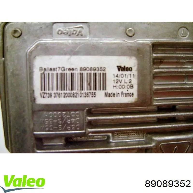 ЭБУ ксенона VALEO 89089352
