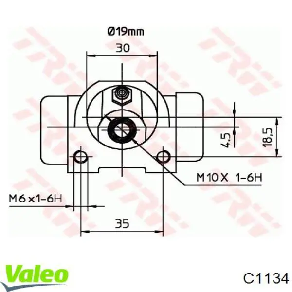 C1134 VALEO Провода высоковольтные
