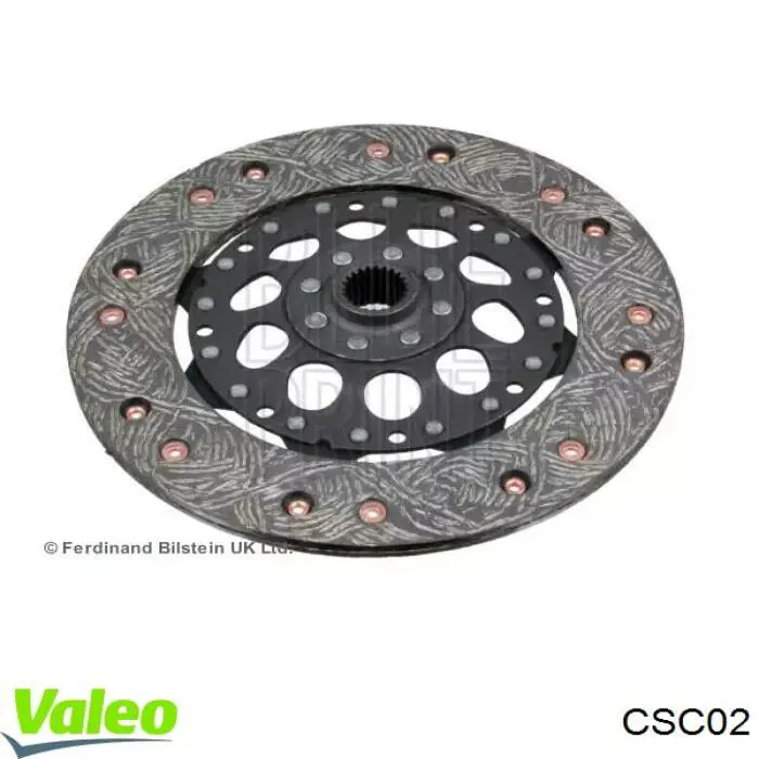CSC02 VALEO Цилиндр сцепления рабочий в сборе с выжимным подшипником