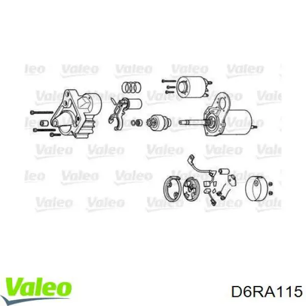 Стартер VALEO D6RA115 цена, от 62.07 USD