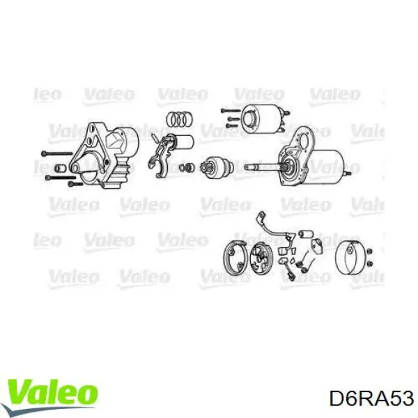 Стартер D6RA53 VALEO