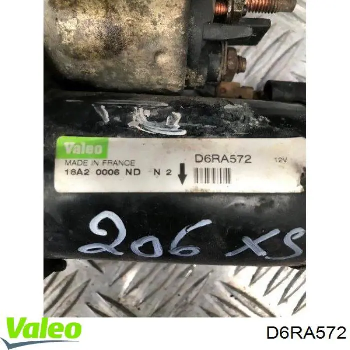 Стартер D6RA572 VALEO