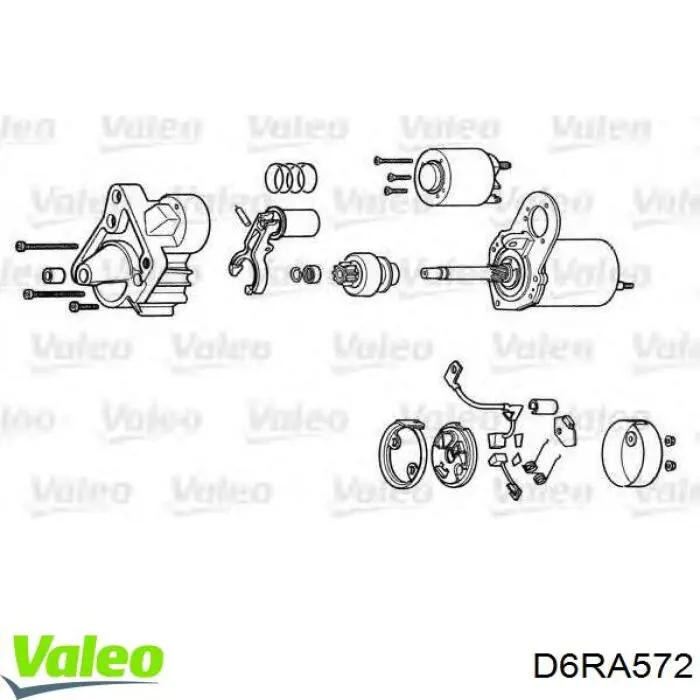 Стартер VALEO D6RA572 цена, от 36.74 USD