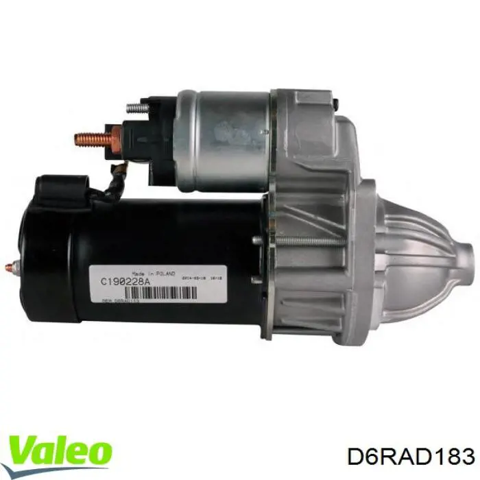 D6RAD183 VALEO Стартер автомобиля