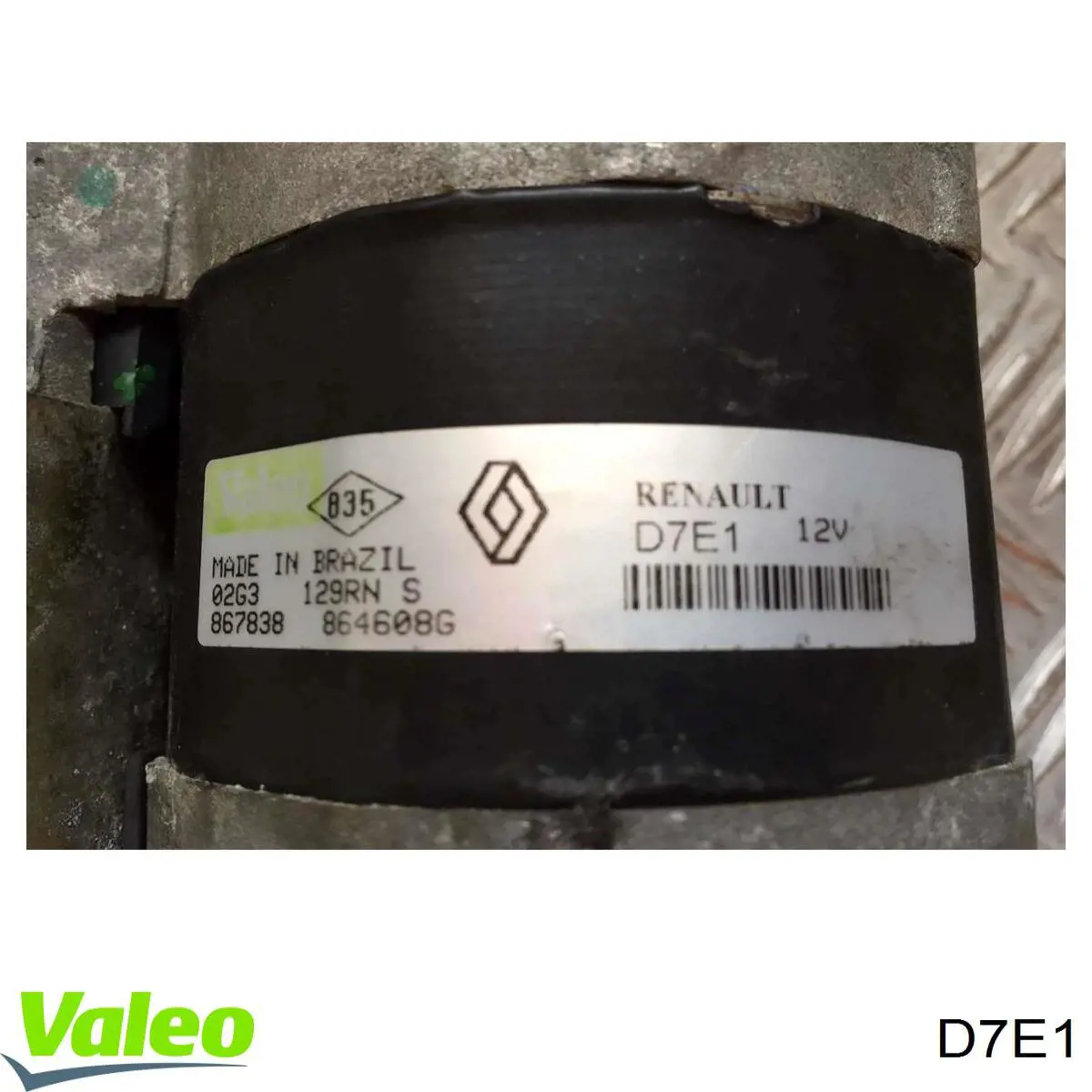 Стартер D7E1 VALEO