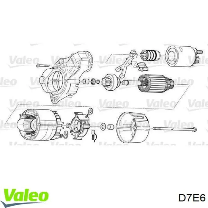 Купить D7E6 VALEO Стартер