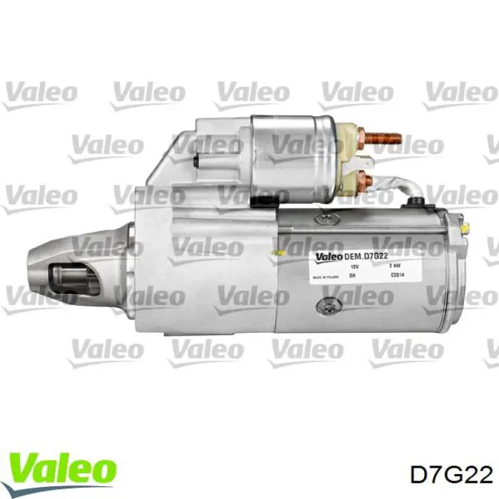 Стартер D7G22 VALEO