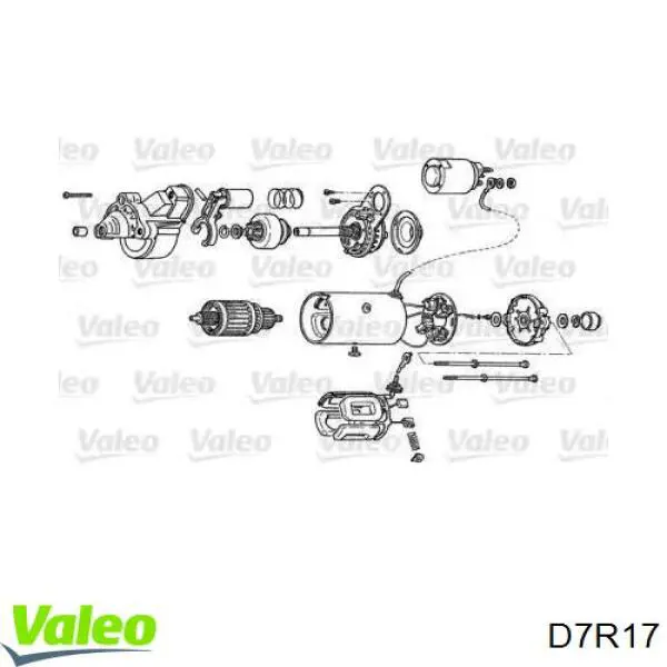 Стартер VALEO D7R17 цена, от 86.01 USD