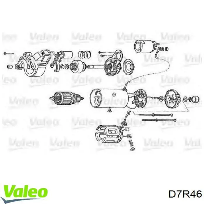 Стартер VALEO D7R46 цена, от 56.37 USD