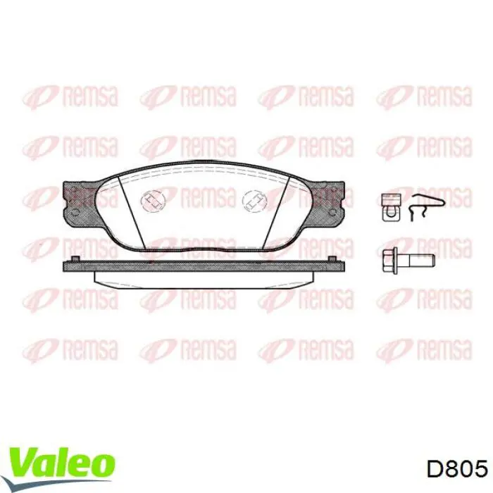 Крышка распределителя зажигания (трамблера) D805 VALEO