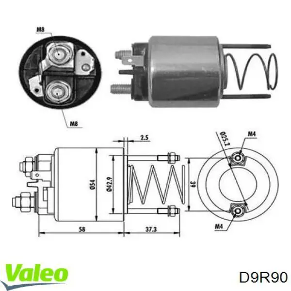 Стартер VALEO D9R90 цена, от 136.01 USD