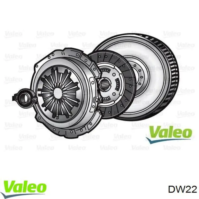DW22 VALEO Диск сцепления ведомый