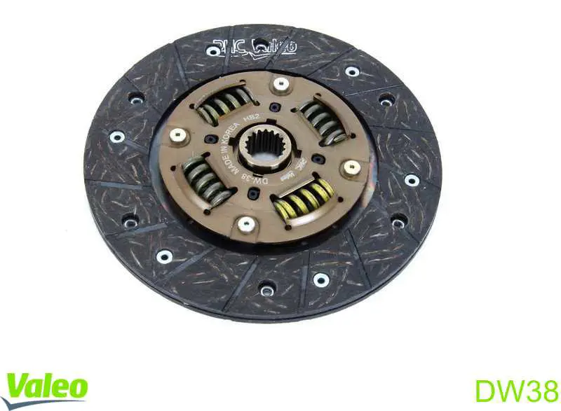 DW38 VALEO Диск сцепления ведомый