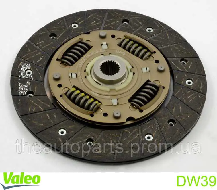 Диск сцепления VALEO DW39 цена, от 35.60 USD