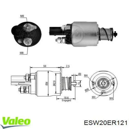 Стартер VALEO 458414 цена, от 38.01 USD