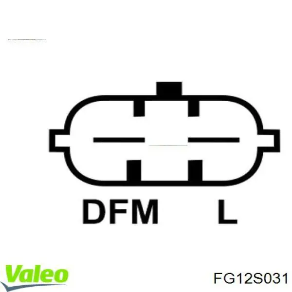 FG12S031 VALEO Генератор автомобильный