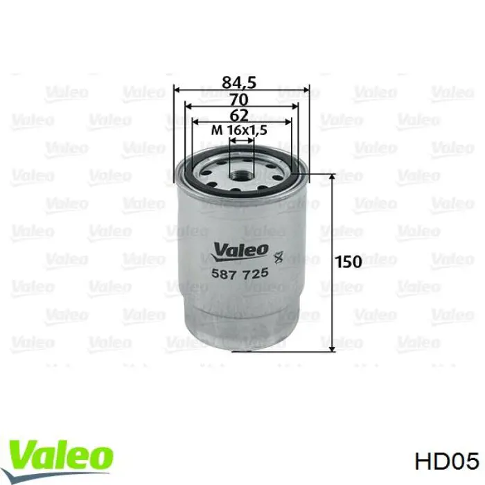 Диск сцепления HD05 VALEO