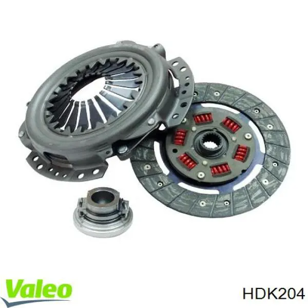 HDK-204 VALEO kit de embraiagem (3 peças)