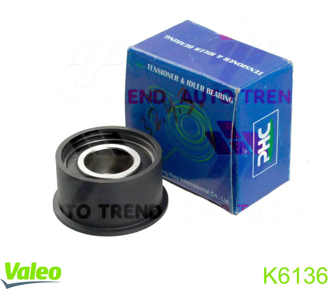 Обводной ролик ремня ГРМ VALEO K6136 цена, от 7.33 USD