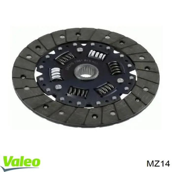 MZ14 VALEO Диск сцепления ведомый