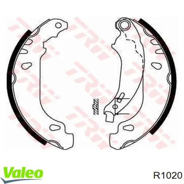 Передние тормозные диски R1020 VALEO