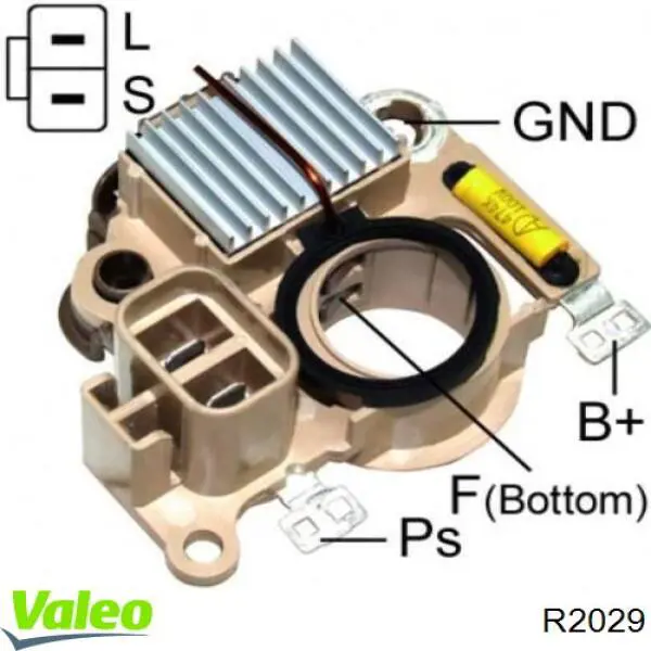 Диск гальмівний передній R2029 VALEO