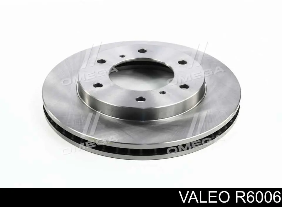 R6006 VALEO диск тормозной передний