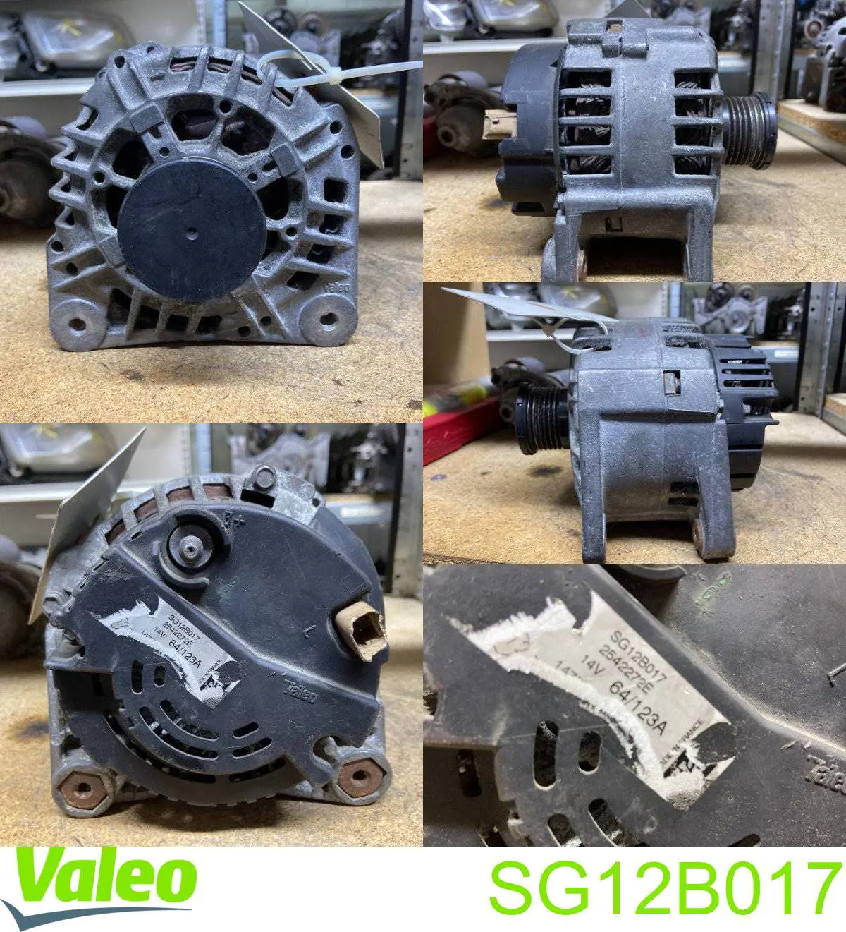 SG12B017 VALEO генератор