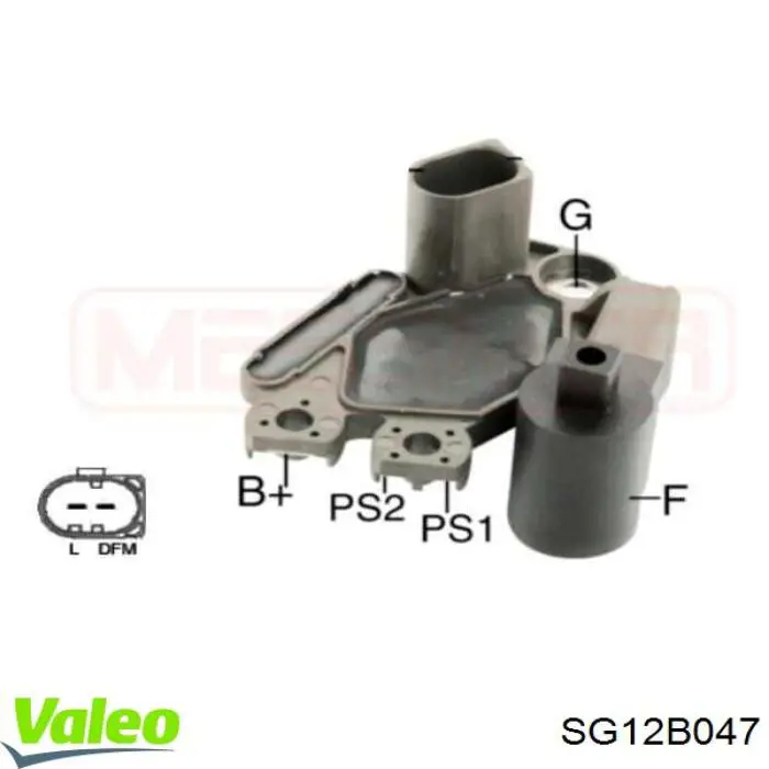 Генератор SG12B047 VALEO