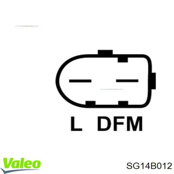 SG14B012 VALEO Генератор автомобильный