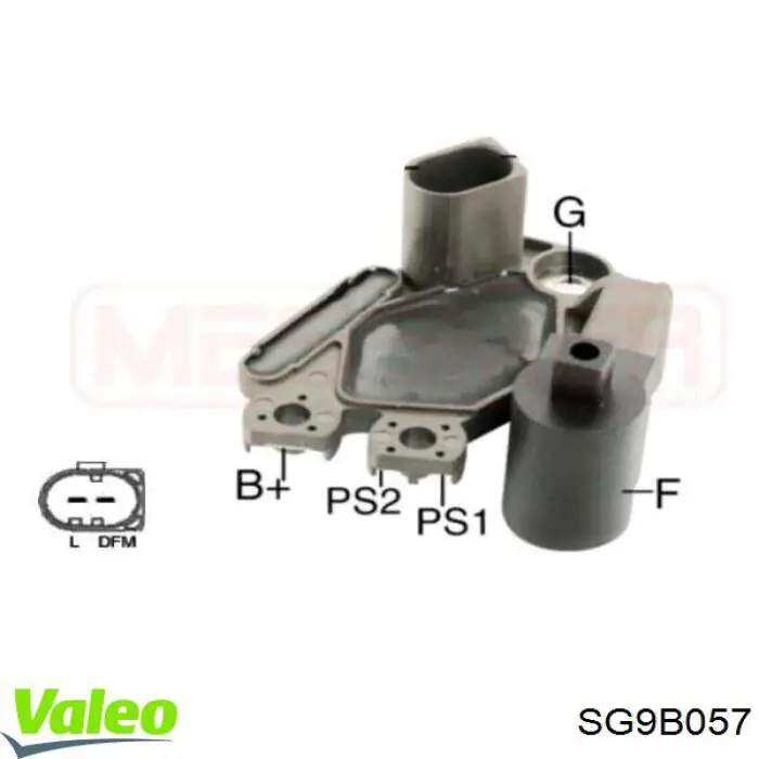 Генератор SG9B057 VALEO