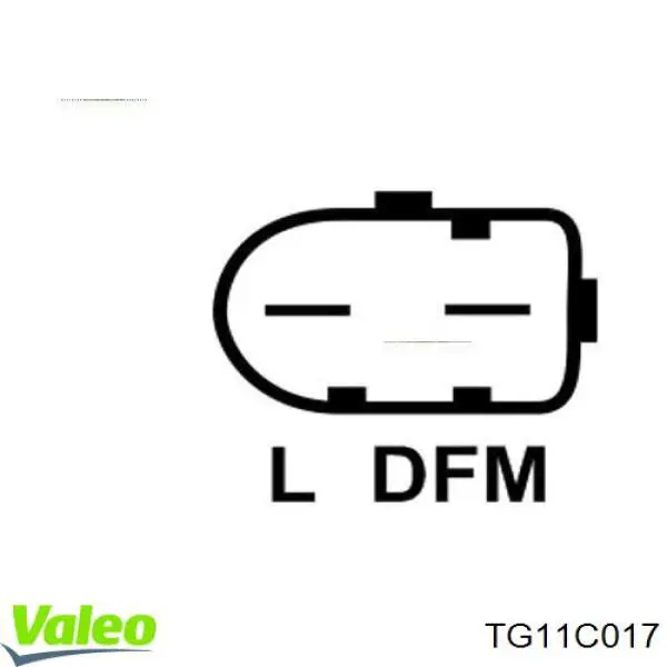 TG11C017 VALEO Генератор автомобильный