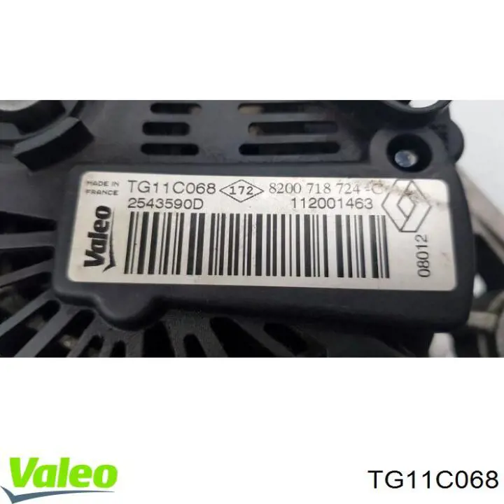 TG11C068 VALEO Генератор автомобильный