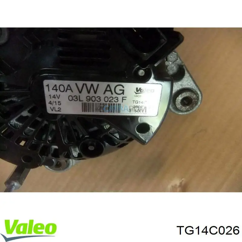 Автомобильный генератор VALEO TG14C026 цена, от 152.48 USD