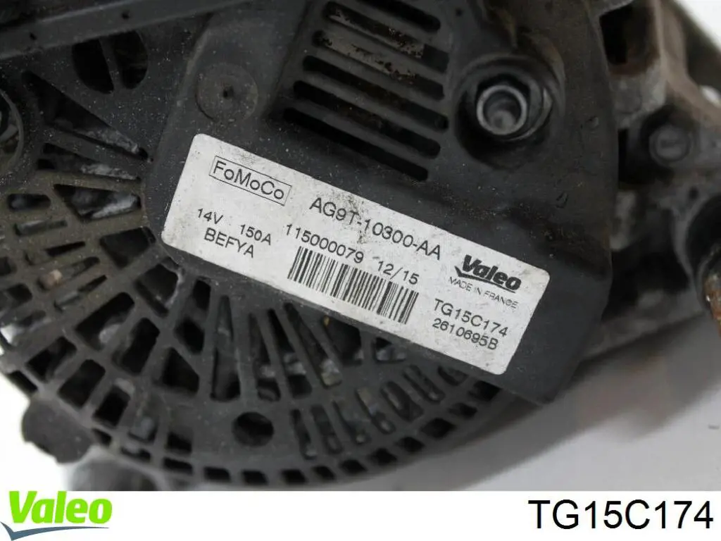 TG15C174 VALEO Генератор автомобильный