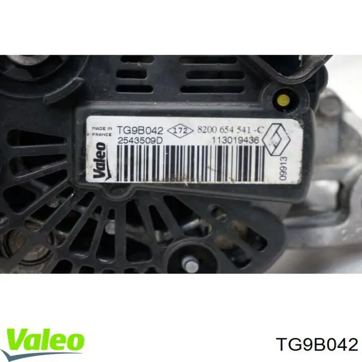 TG9B042 VALEO Генератор автомобильный