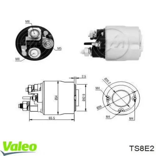 TS8E2 VALEO Стартер автомобиля