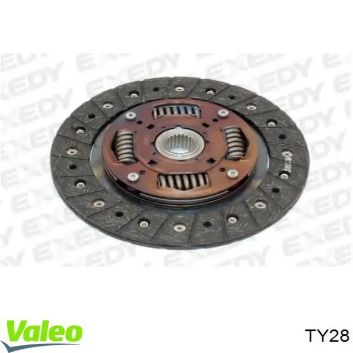 TY28 VALEO Диск сцепления ведомый