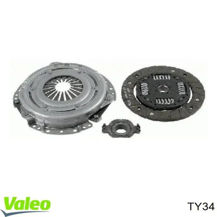 Диск сцепления VALEO TY34 цена, от 32.21 USD