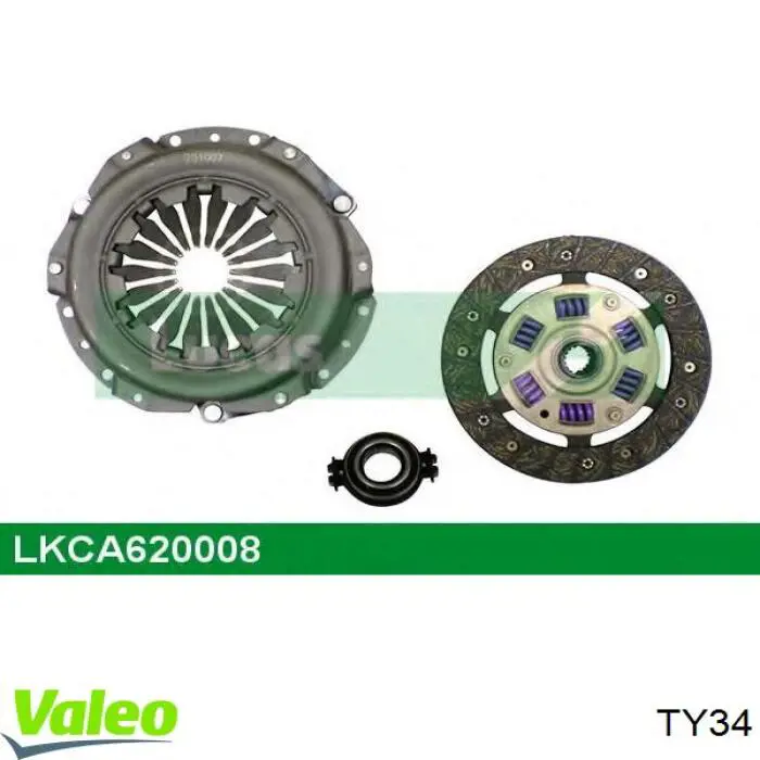 Диск сцепления TY34 VALEO