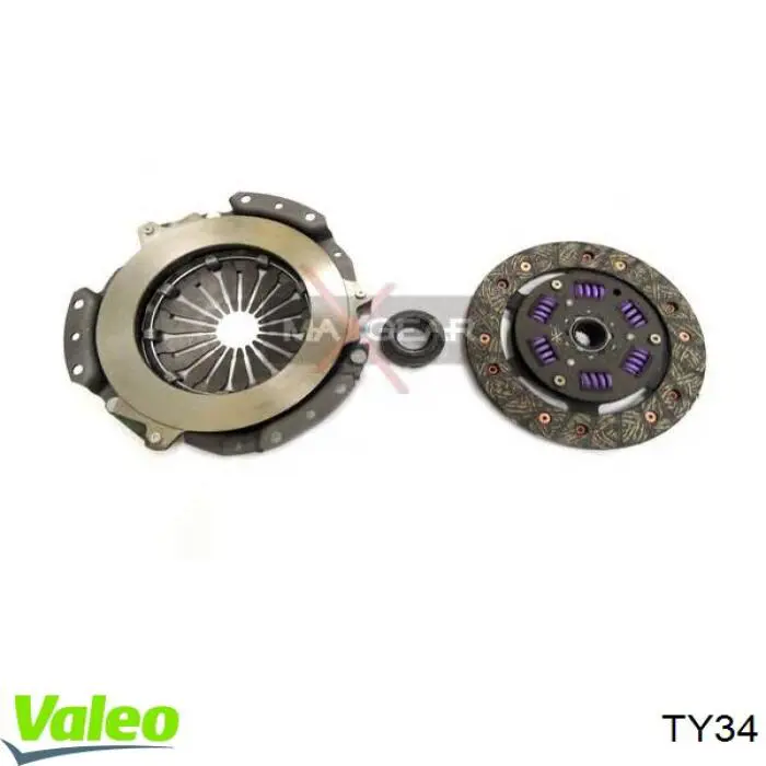 TY34 VALEO Диск сцепления ведомый